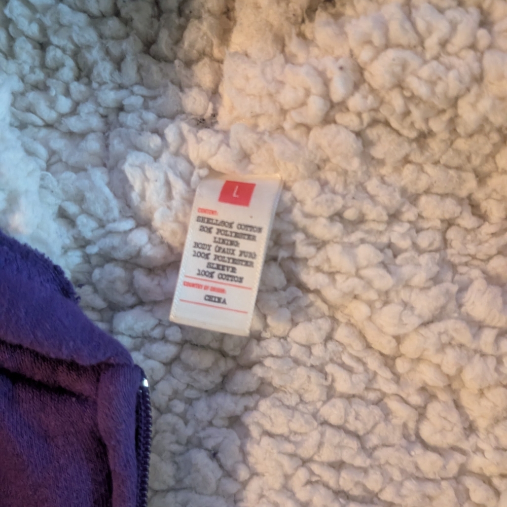Purple Fleece Jacket